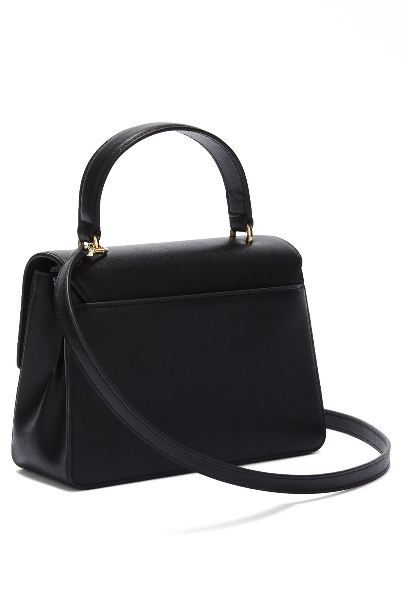 Furla Venere Mini Top Handle Leather Satchel, Alternate, color, 