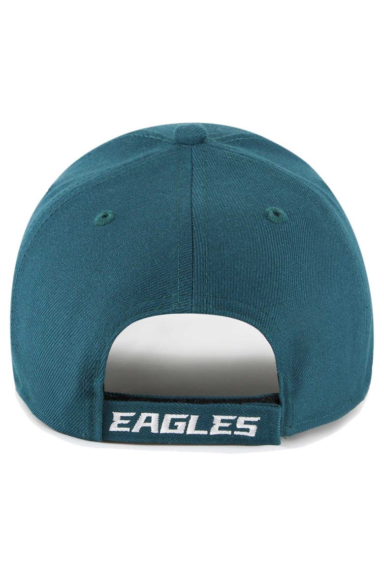 Men's '47 Midnight Green Philadelphia Eagles MVP Adjustable Hat, Alternate, color, Green