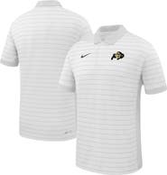 Nike Men's Nike White Colorado Buffaloes 2025 Early Season Coaches Sideline Victory Stripe Performance Polo