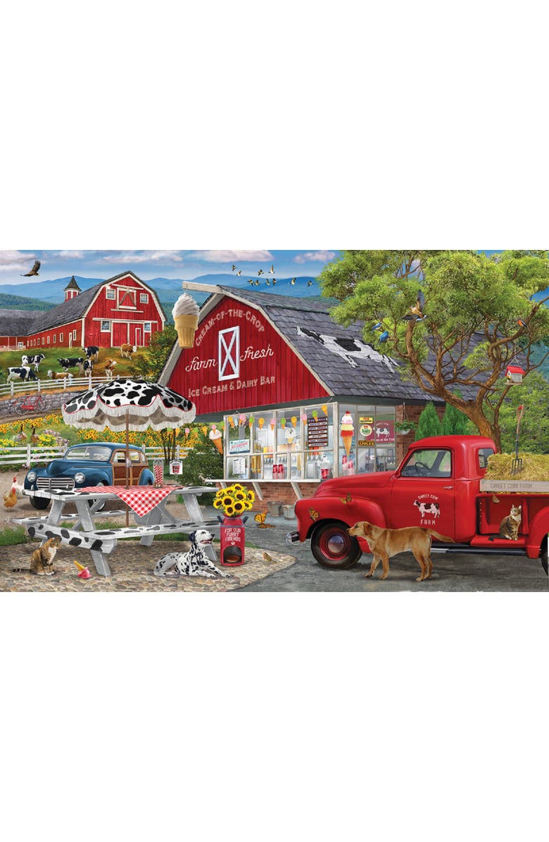 Sunsout Dairy Bar 1000 piece Jigsaw Puzzle for Adults, Main, color, Multicolor