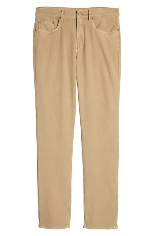 Faherty Stretch Terry 5-pocket Pants In Brown