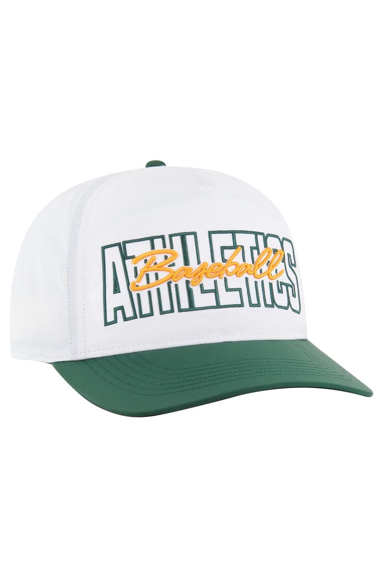 Men's '47 White Athletics Lineman Hitch Adjustable Hat, Alternate, color, White