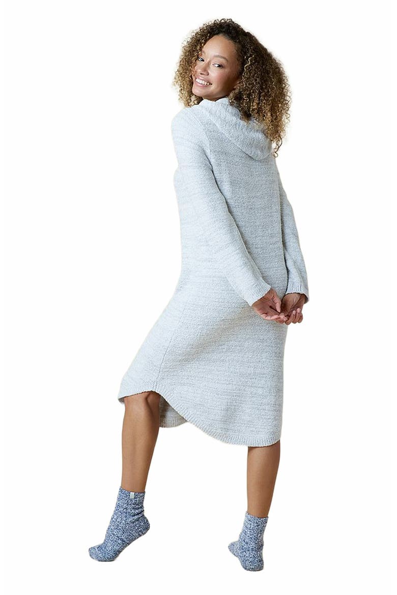 Heather Marshmallow Hooded Lounger, Alternate, color, Heather Grey