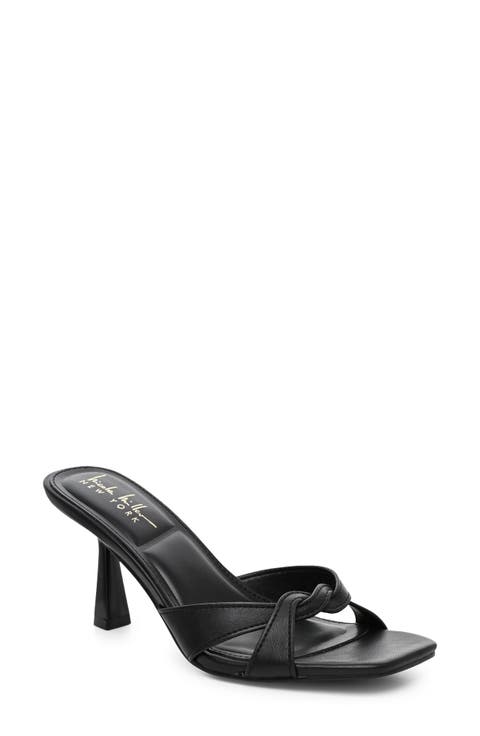 Twist Strap Heeled Sandal