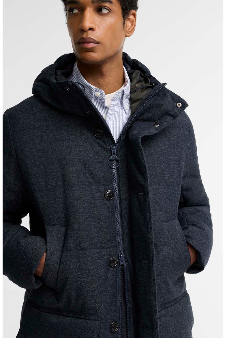 Winter Bedale Baffle Quilted Puffer Jacket, Alternate, color, DARK NAVY