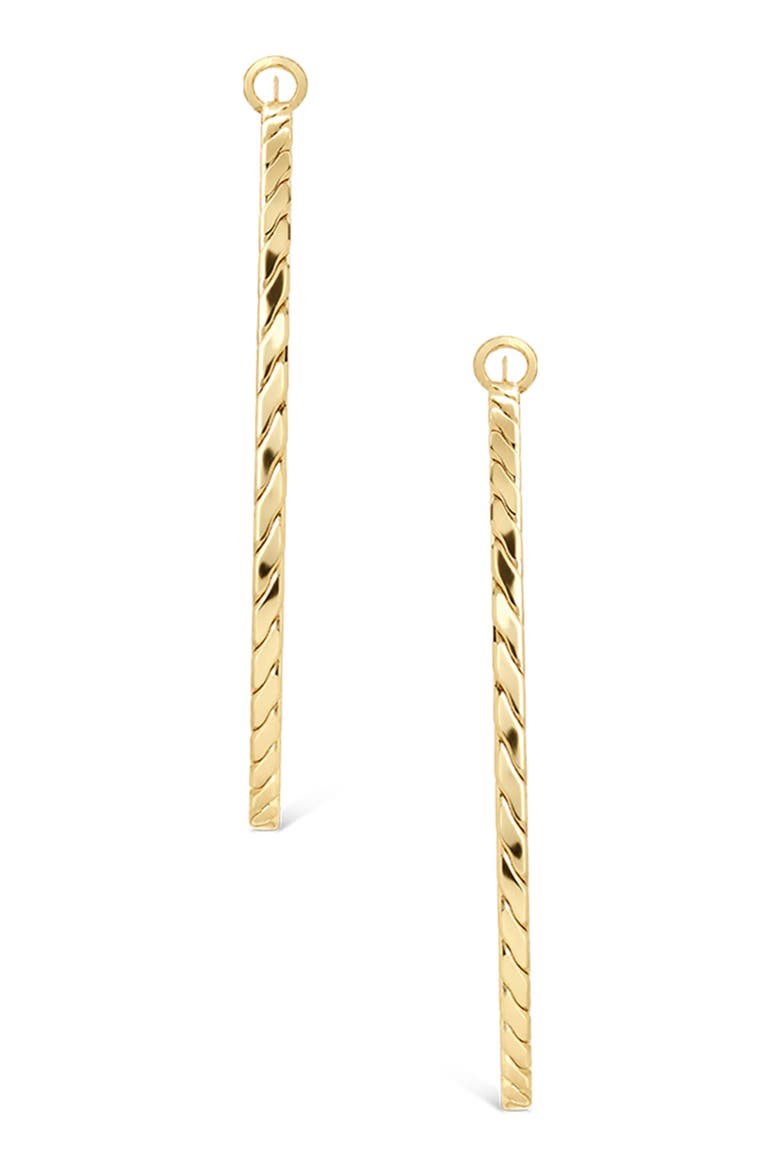 Everyday Fringe Hoop Earrings, Alternate, color, GOLD