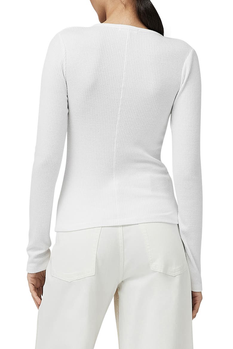 The Rib Henley, Alternate, color, WHITE