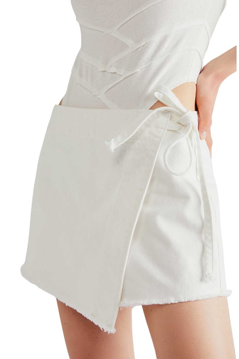 Emmy Denim Skort, Alternate, color, WHT/BLANC