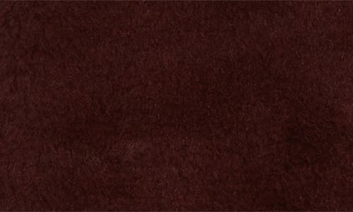 Max Mara Teddy Bear Cape In Burgundy