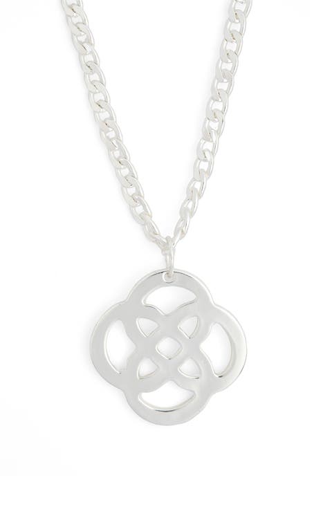Pendant Curb Chain Necklace