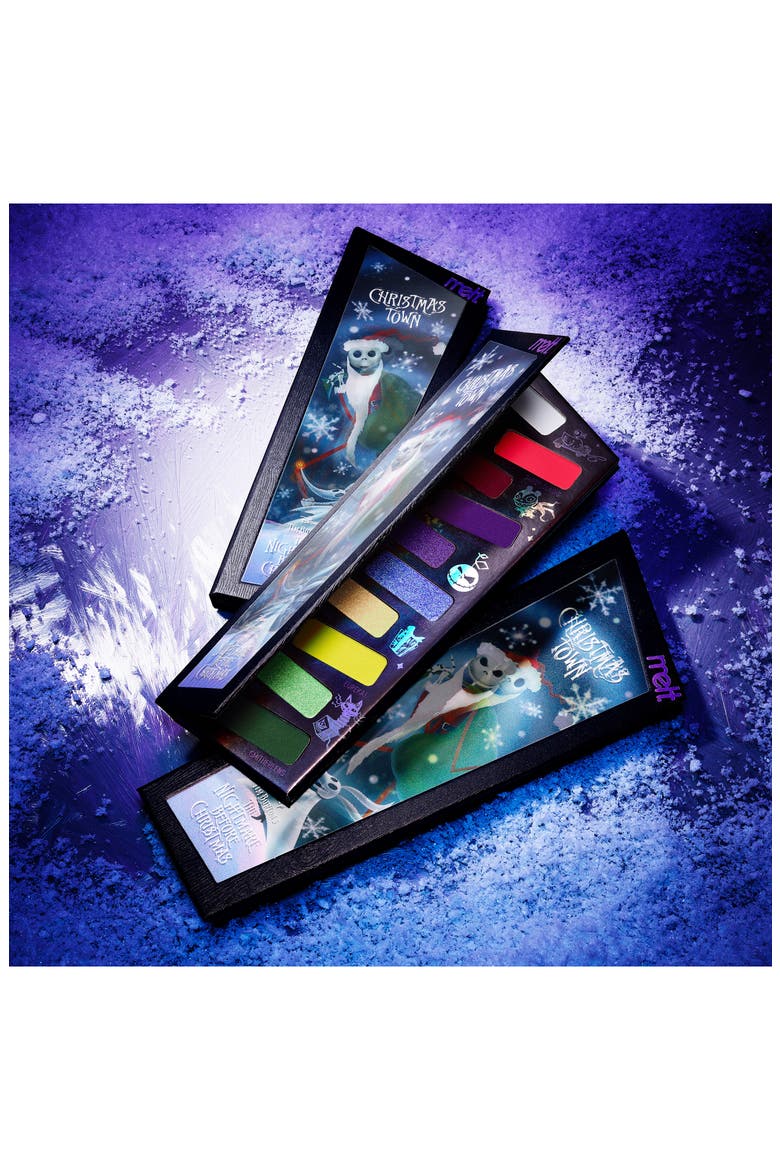 x Disney 'The Nightmare Before Christmas' Eyeshadow Palette (Limited Edition), Alternate, color, CHRISTMAS TOWN