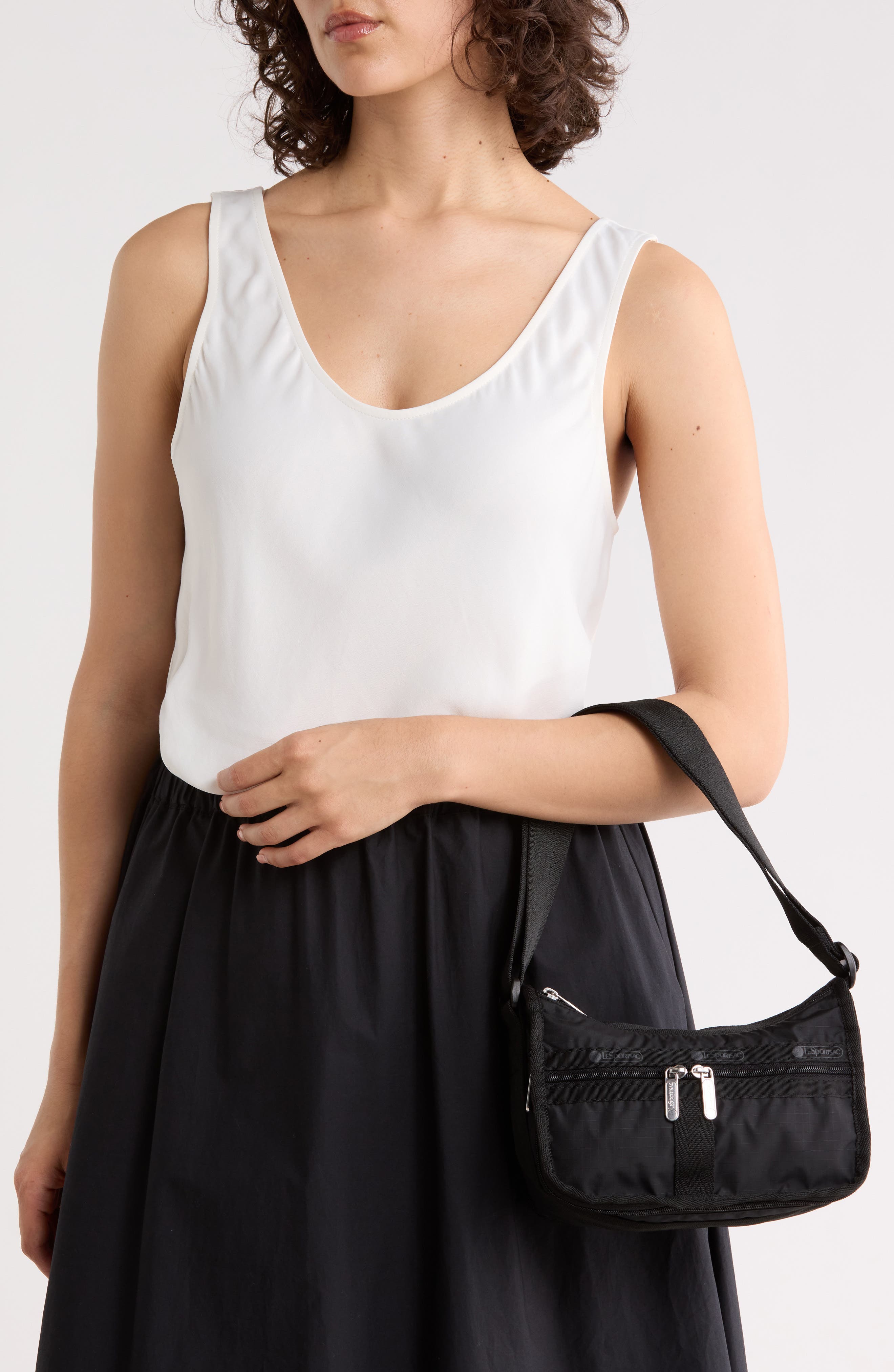 LeSportsac Small Everyday Crossbody Bag, Alternate, color, Recycled Black