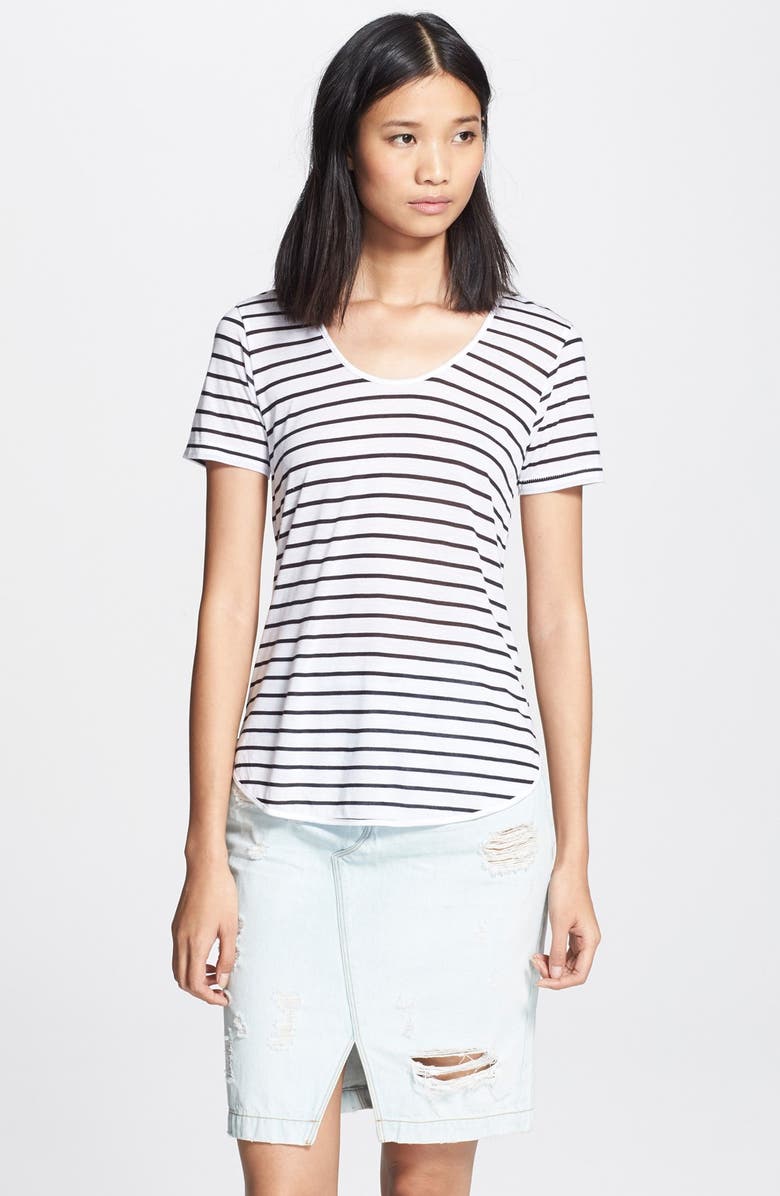 rag & bone/JEAN 'Aria' Stripe Tee, Main, color, 