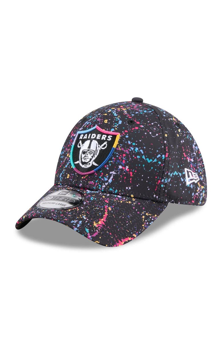 New Era Men's New Era Black Las Vegas Raiders 2025 NFL Crucial Catch 39THIRTY Flex Hat, Alternate, color, Black