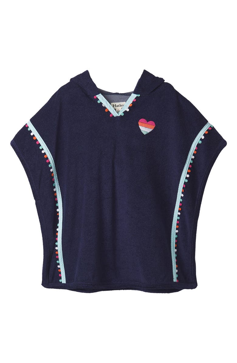 Hatley Kids' Hooded Cotton Blend Cover-Up, Main, color, 