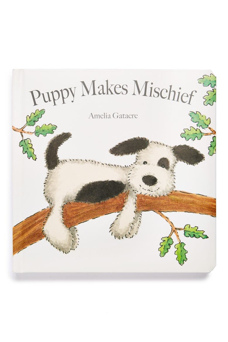'Puppy Makes Mischief' Board Book, Main, color, NO COLOR