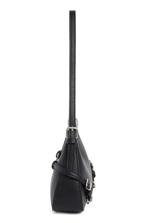 Collection Xiix Faux Leather Shoulder Bag In Black