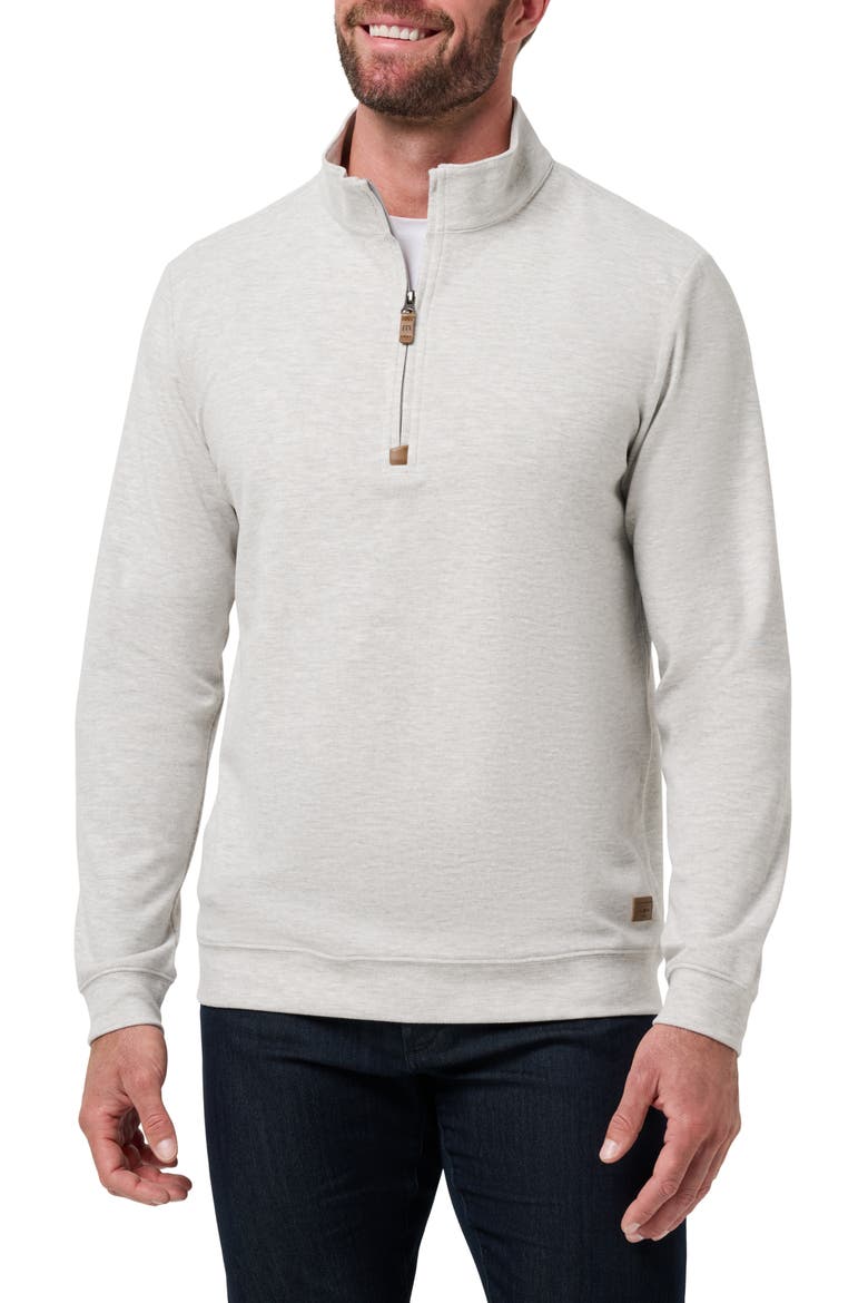 Cloud Quarter Zip, Main, color, HEATHER GREY