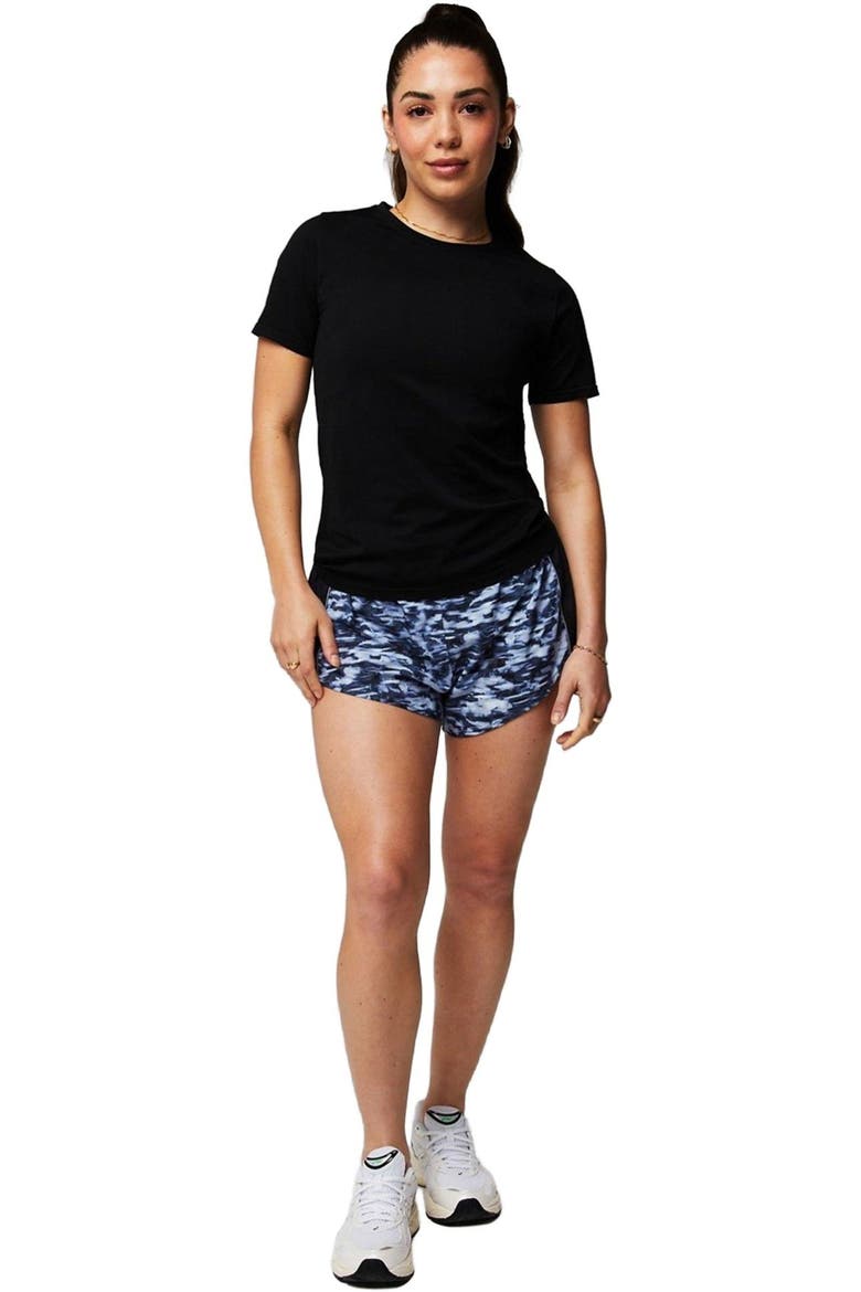 Women's Feather Tech+ Short-Sleeve Top, Alternate, color, Black