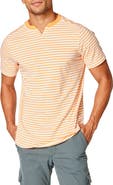 Good Man Brand Slim Fit Stripe Razor V-Notch T-Shirt
