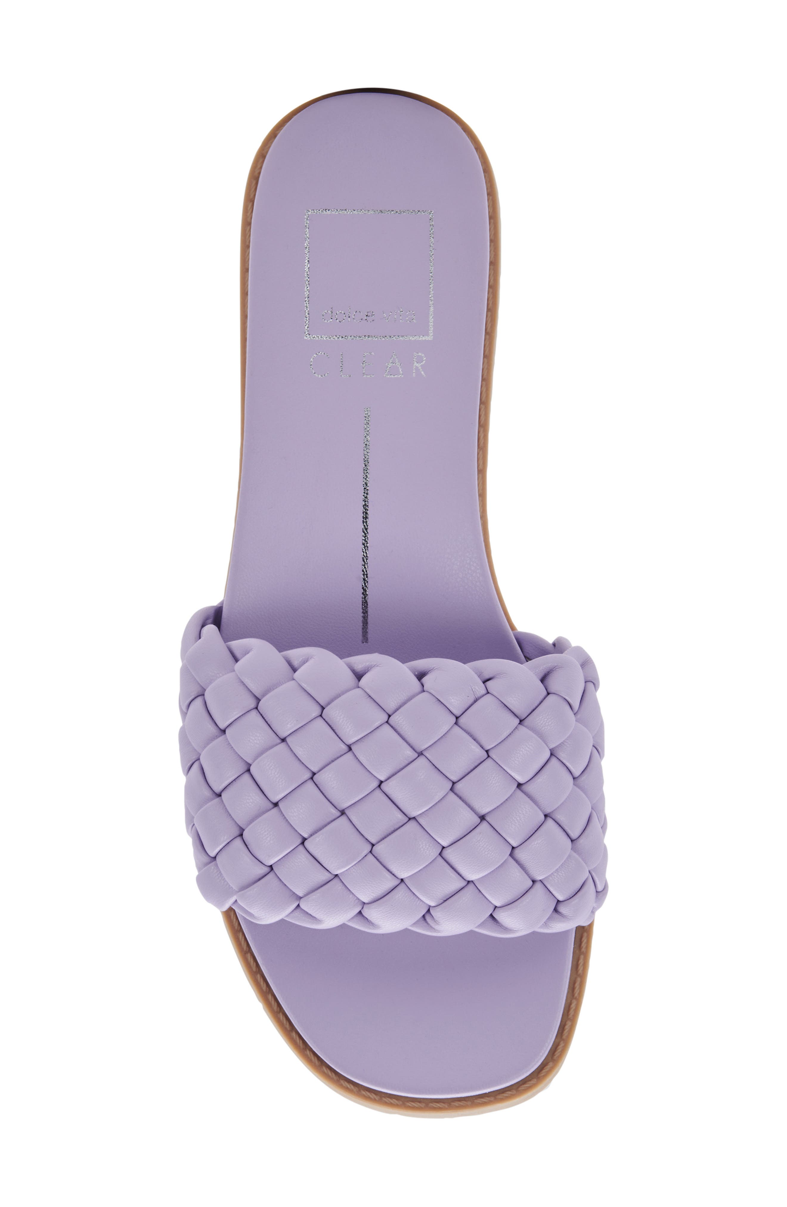 Grazie Braided Slide Sandal, Alternate, color, LILAC STELLA