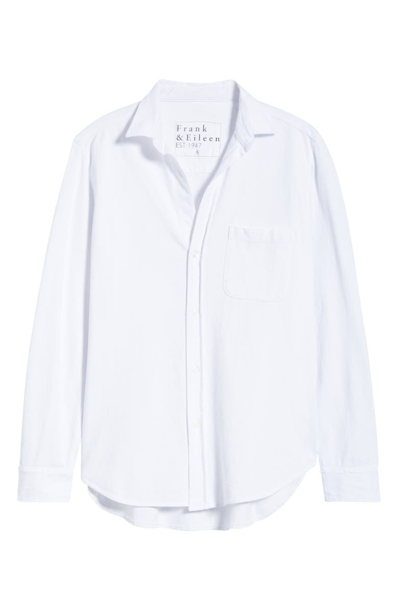 Frank & Eileen Waverly Cotton Shirt, Alternate, color, White
