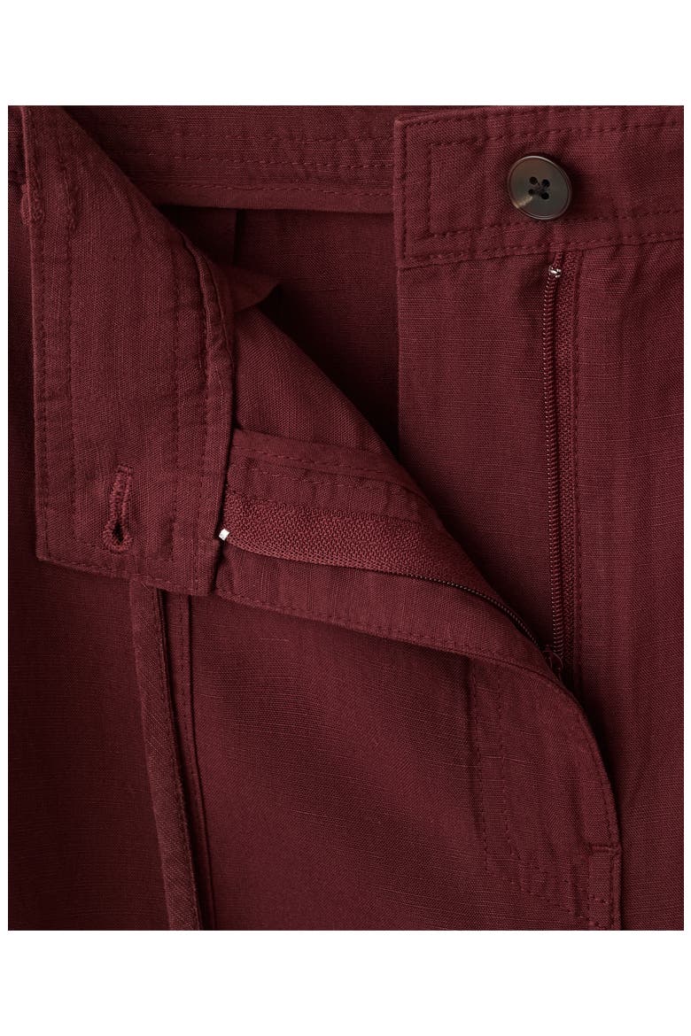Straight Fit Drawstring Pants, Alternate, color, BURNT ORANGE