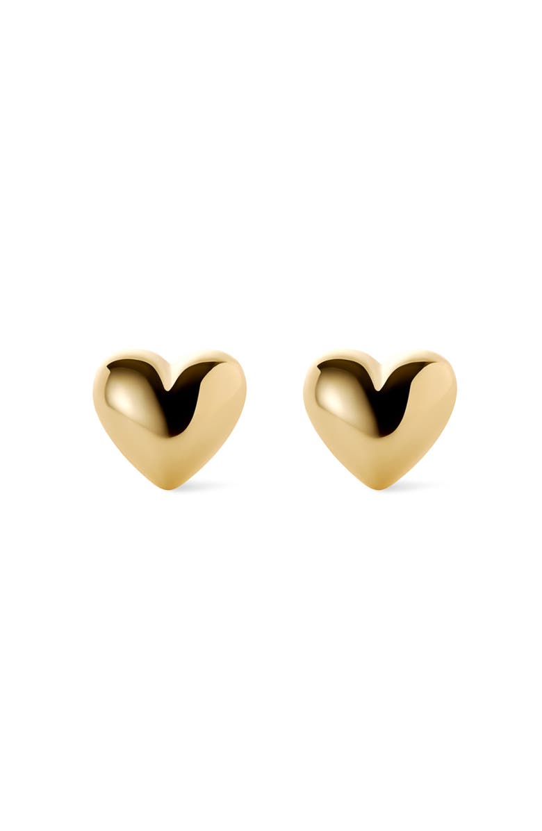 Ana Luisa Heart Earrings - Lev Studs, Main, color, Gold