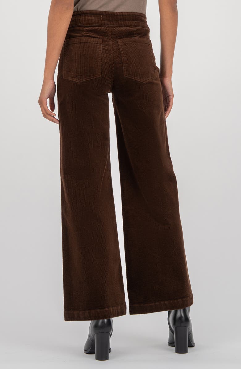 Meg Welt Pocket Wide Leg Corduroy Pants