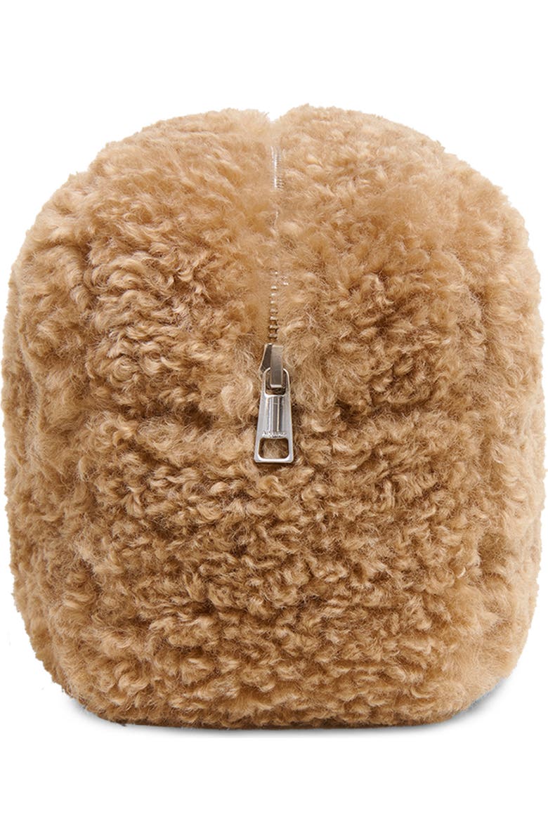 Apparis Noor Bouclette Pochette, Alternate, color, Camel