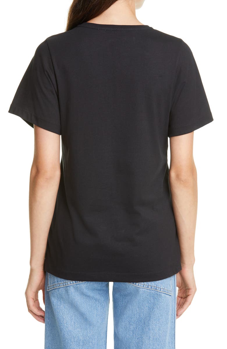 TOTEME Espera Organic Cotton T-Shirt, Alternate, color,