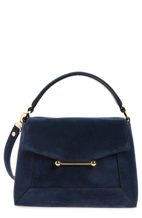 Mosaic Suede Top Handle Bag