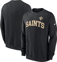 Nike Men's Nike Black New Orleans Saints Club Pullover Sweatshirt