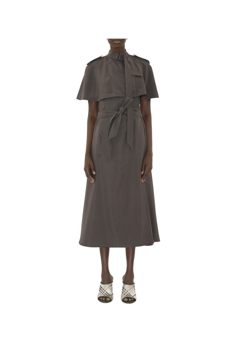 Burberry Silk Trench Dress, Alternate, color, 