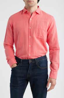 Peter Millar Canal Linen & Cotton Sport Shirt