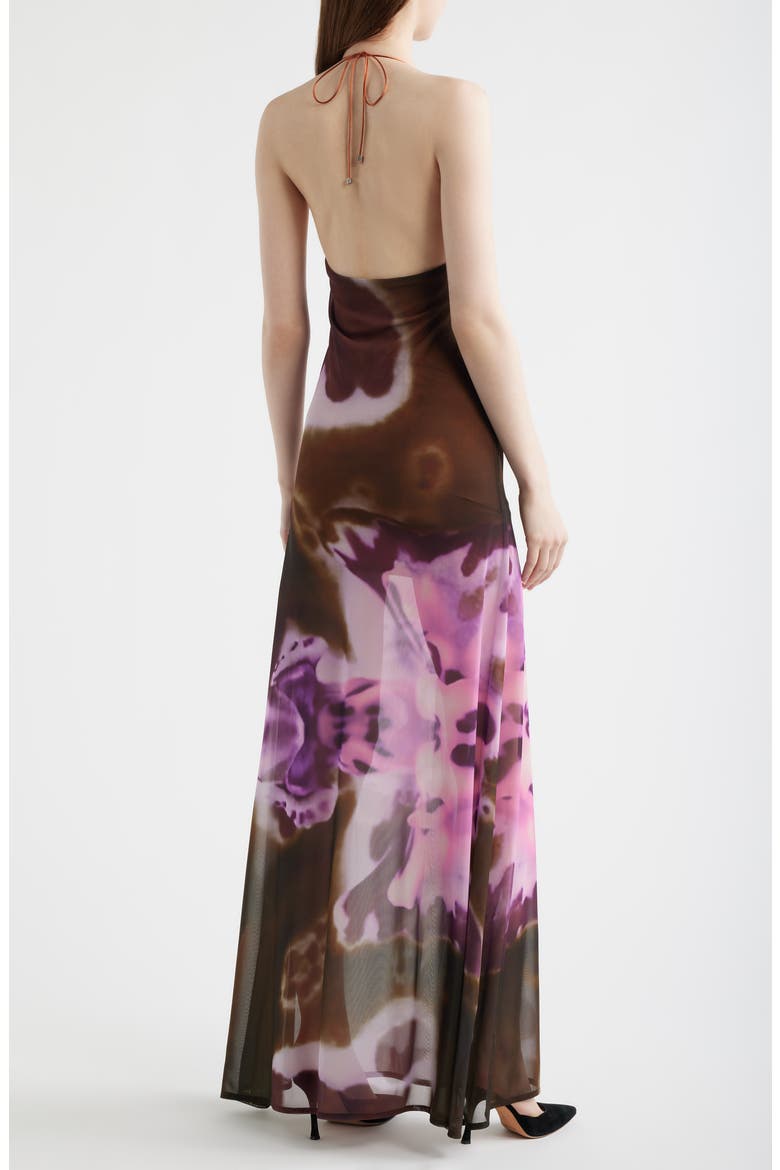 Balita Mesh Maxi Dress, Alternate, color, MOKA