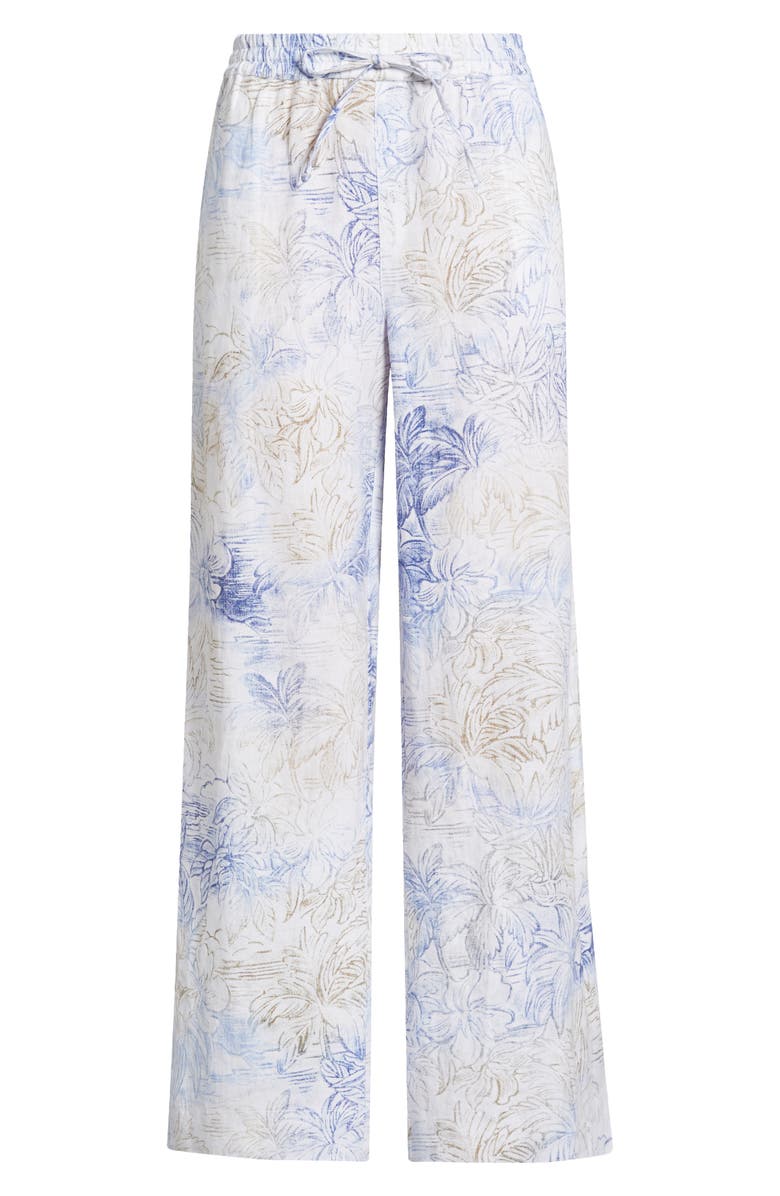 Tommy Bahama Dolce Easy Bay Floral Linen Drawstring Pants, Alternate, color,