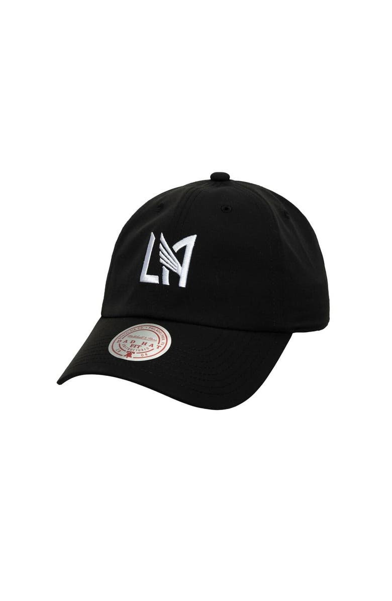 Mitchell & Ness Men's Mitchell & Ness Black LAFC Perfect Strapback Adjustable Hat, Main, color, 