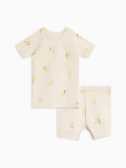 Organic Cotton 2-Piece Short Sleeve Jammie Set (Baby)