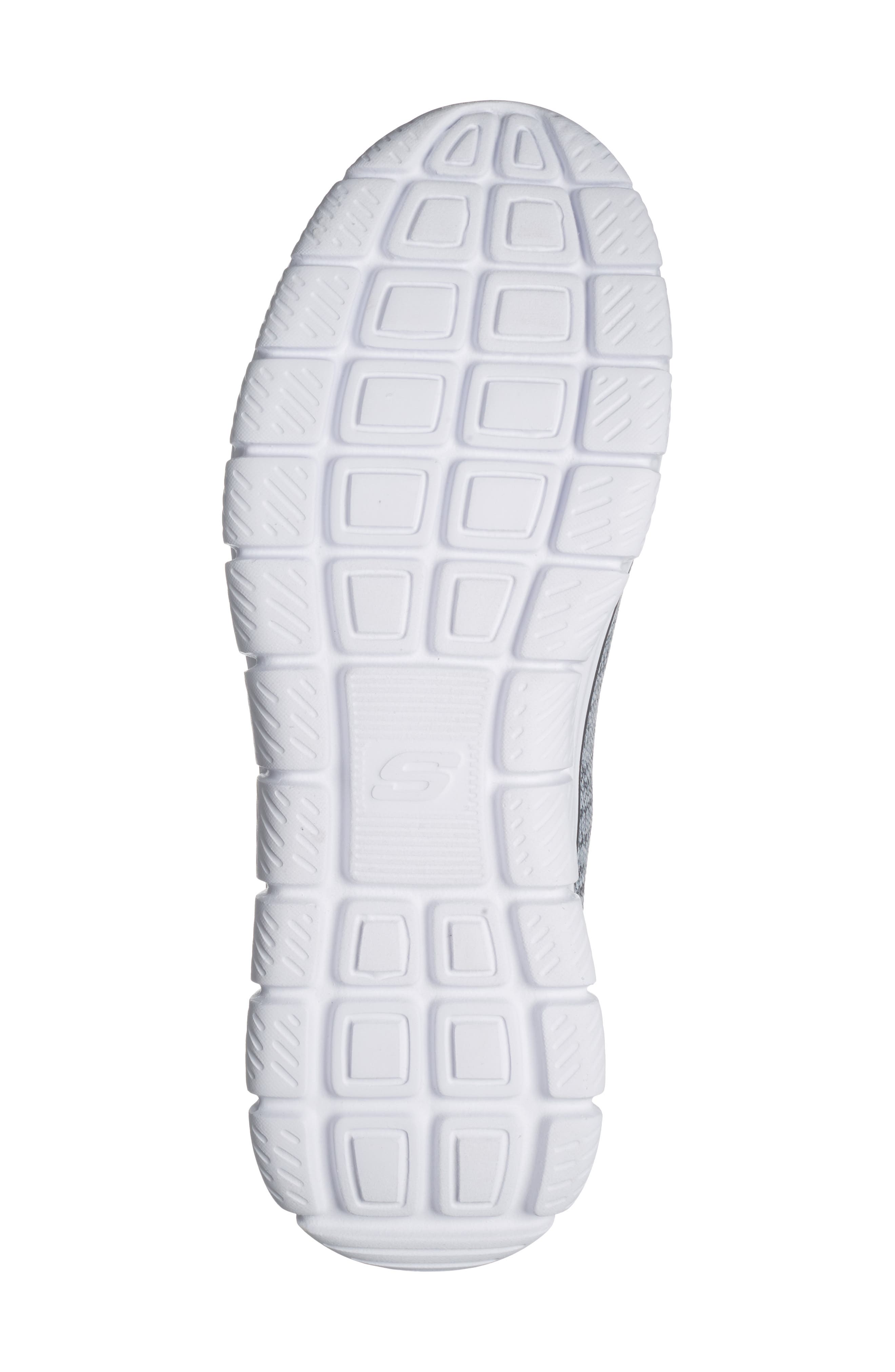 SKECHERS Track Knit Sneaker, Alternate, color, White/ Black