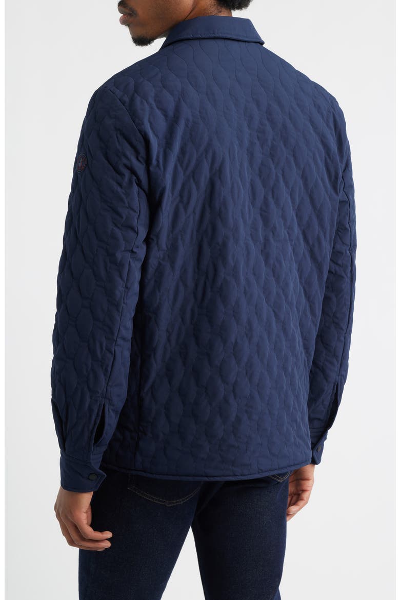 Anton Water Resistant Quilted Jacket, Alternate, color, NAVY BLUE