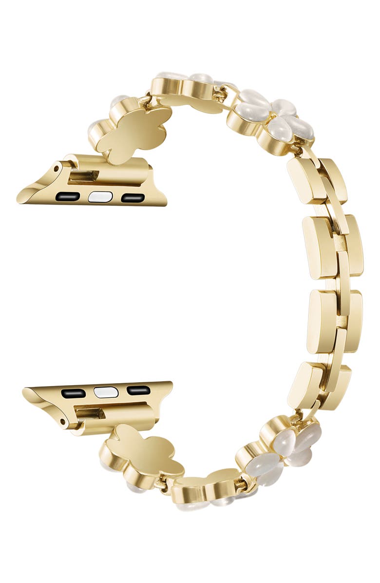 Posh Tech June Flower Bracelet Apple Watch<sup>®</sup> Watchband, Alternate, color, 