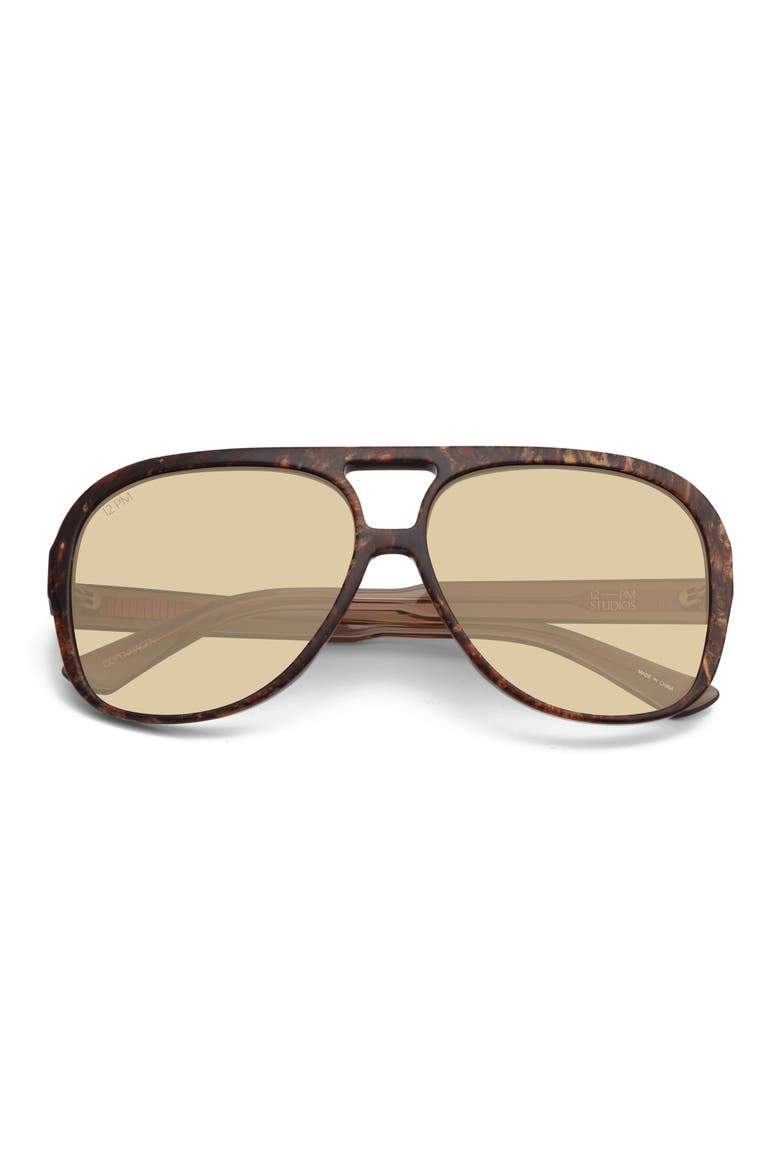 Copenhagen Aviator Sunglasses, Alternate, color, Demi/Nude
