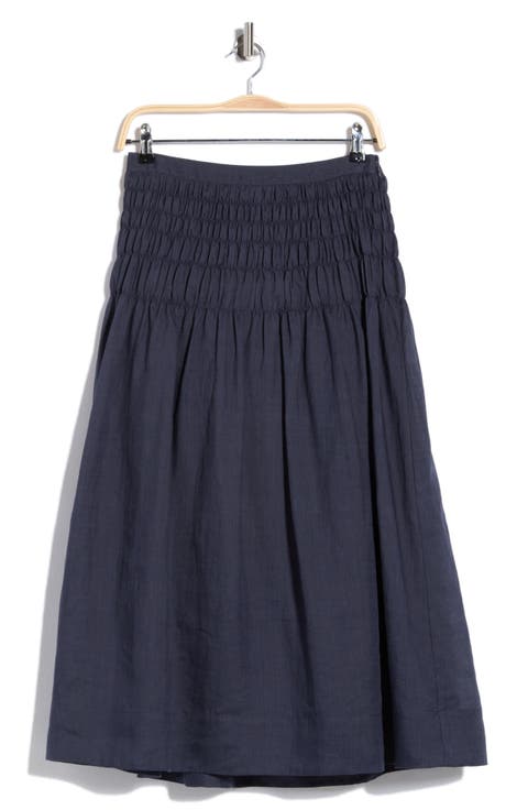 Anya Ramie Midi Skirt