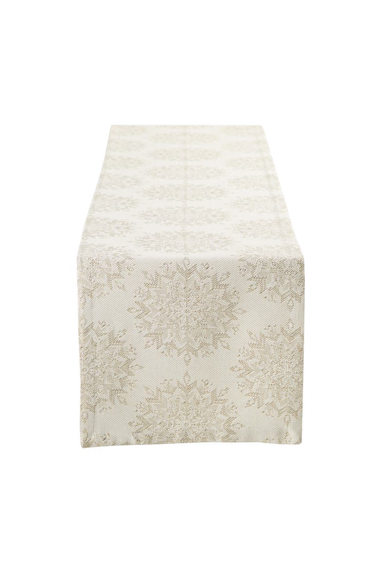 Winter Sparkle Jacquard Table Runner, Main, color, Winter Sparkle