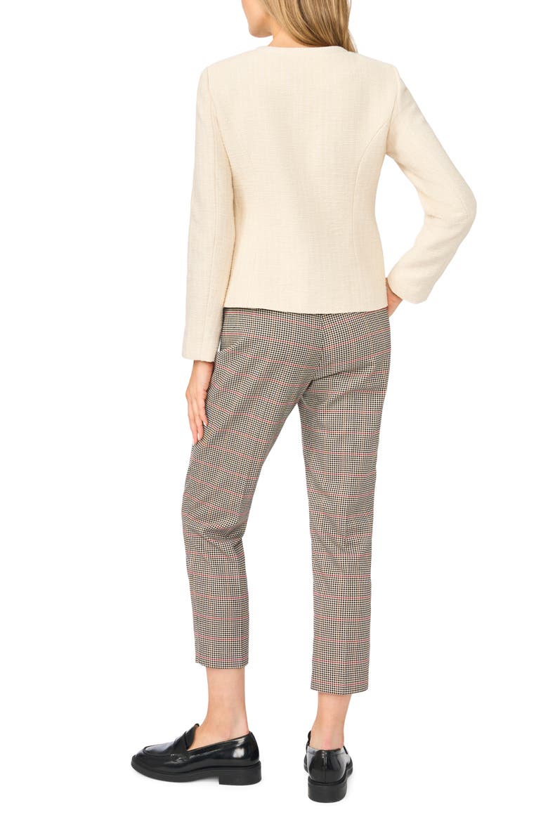 Collarless Jacket, Alternate, color, NEW IVORY