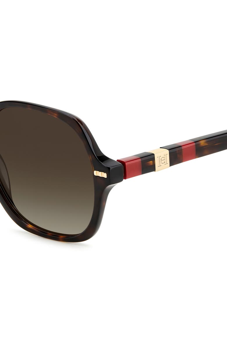 Carolina Herrera 55mm Square Sunglasses, Alternate, color, 0O63-Ha