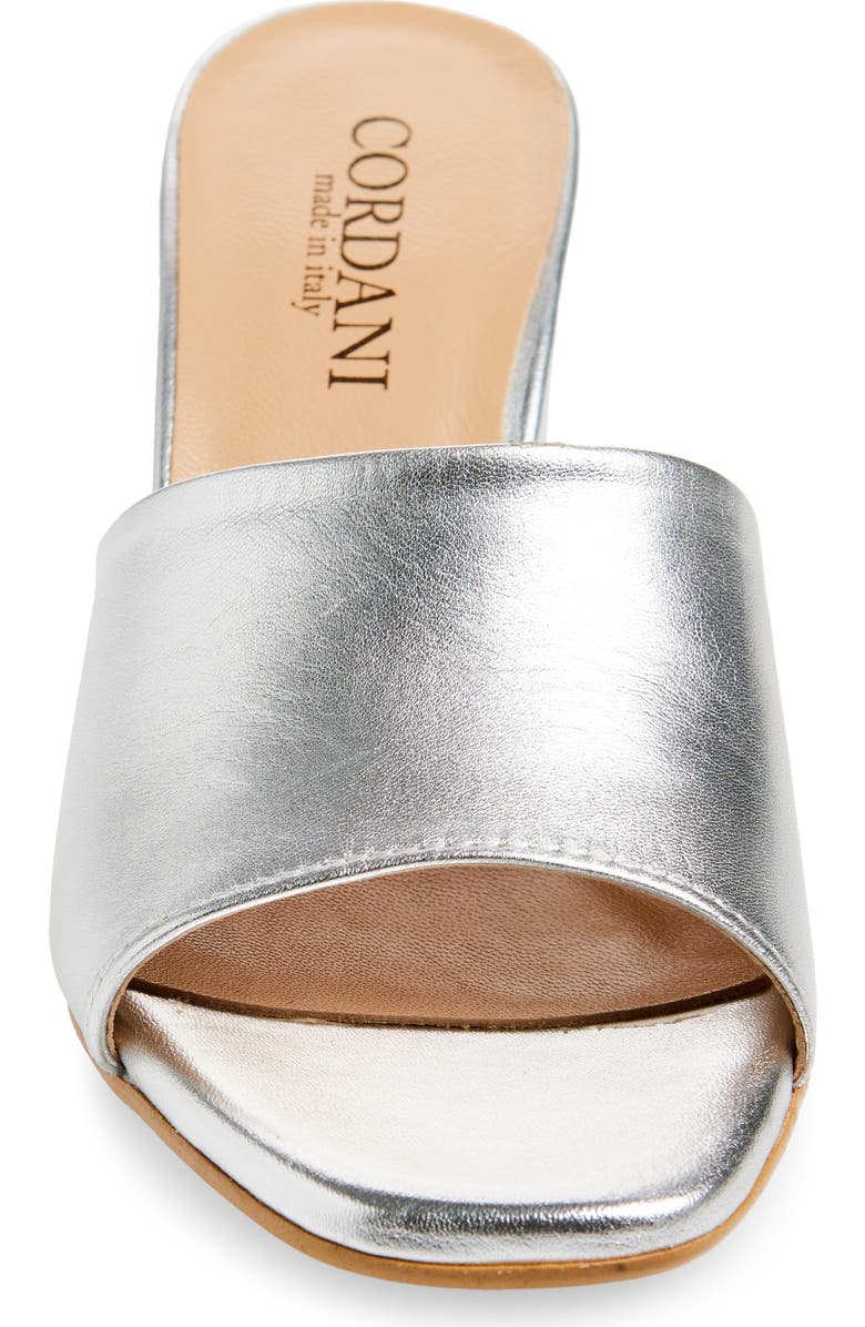 Cordani Irina Slide Sandal, Alternate, color, Argento