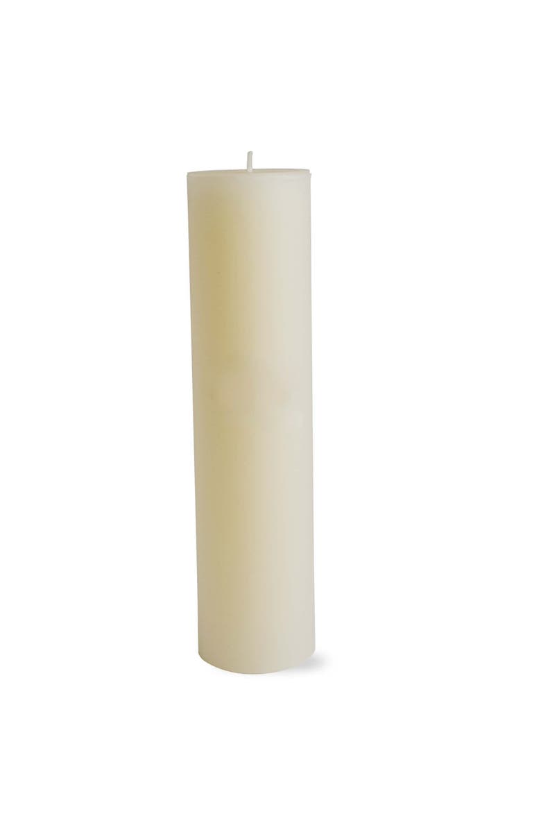 tag Chapel Ivory Pillar Candles Unscented Long Burning Set of 4, Alternate, color, Beige