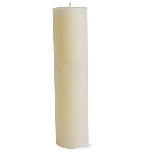 Tag Chapel Ivory Pillar Candles Unscented Long Burning Set Of 4 In Neutral